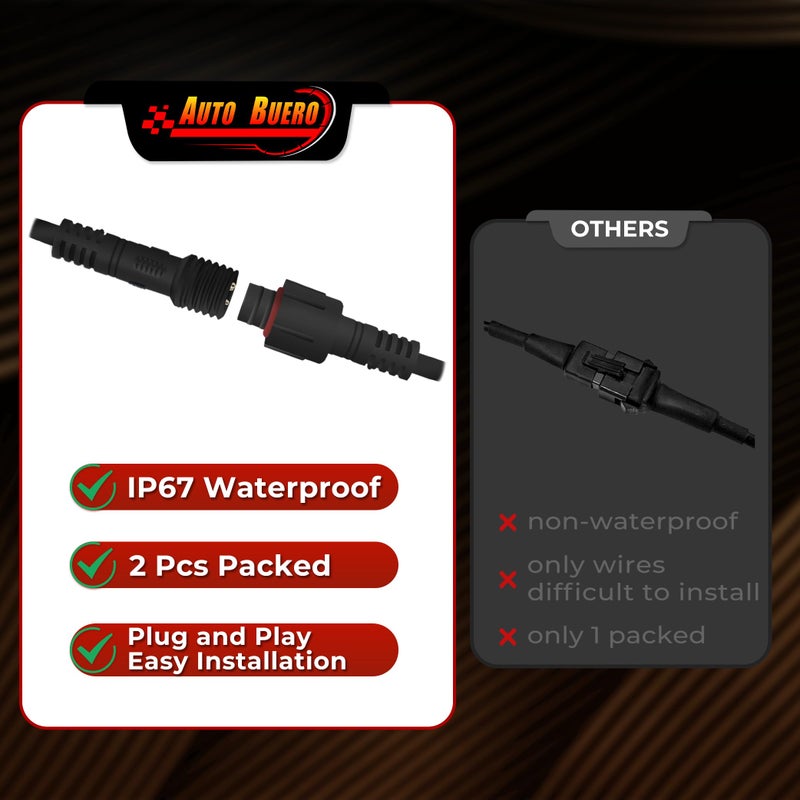 Auto Buero 20 Pods Pure White LED Rock Lights Kit with Switch Wiring Harness,6500K 540 LEDs Bright Rock Lights for Trucks,Waterproof Underglow Light for Car Jeep Off Road ATV UTV SUV - Image 4