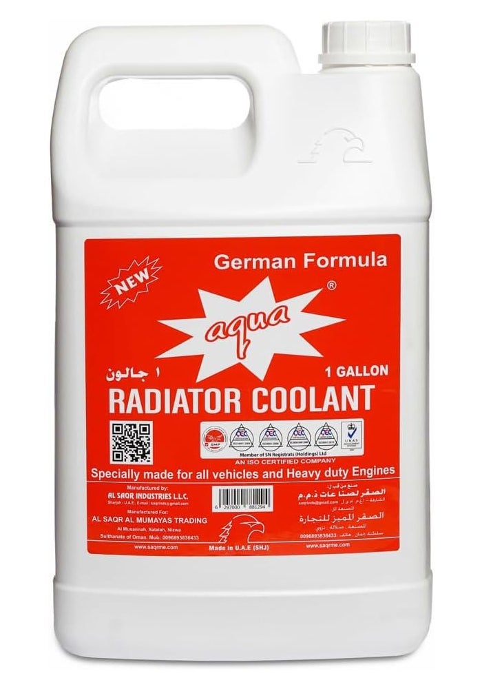 Aqua Radiator Coolant Red German Formula 1 Gallon - Image 2