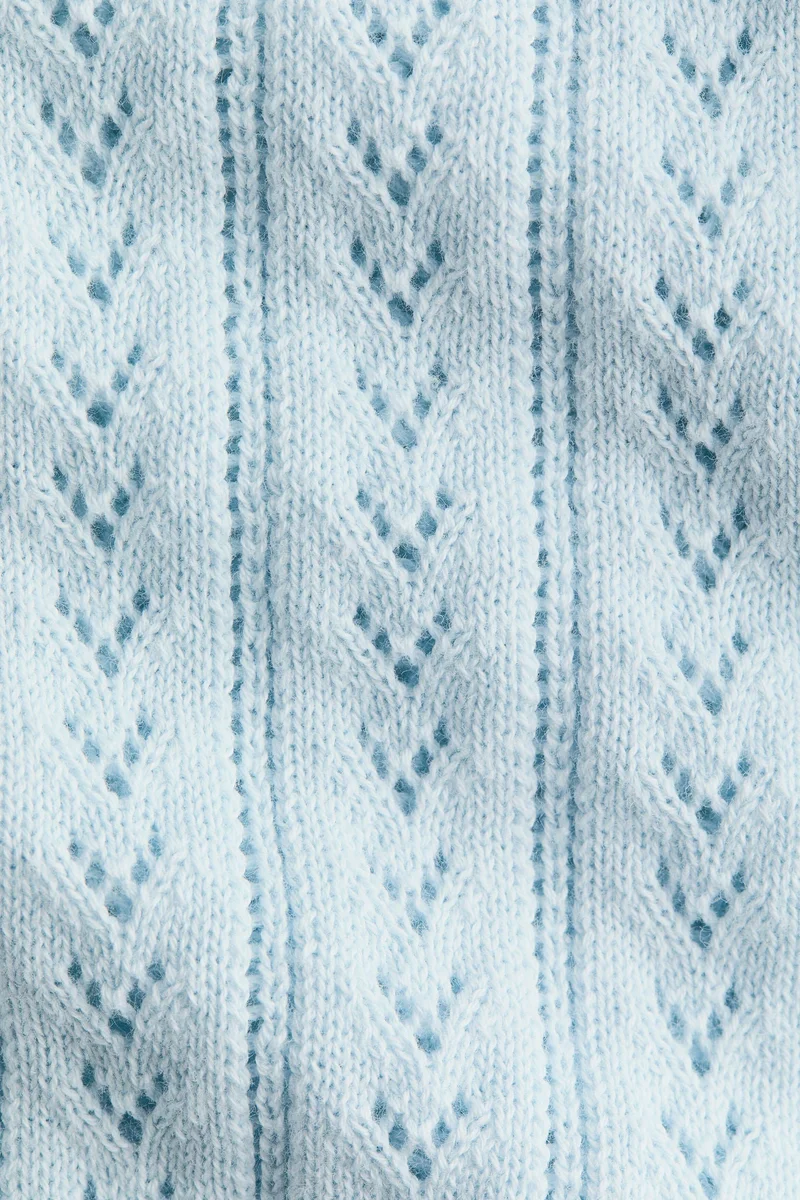 H&M Pointelle-knit cotton cardigan