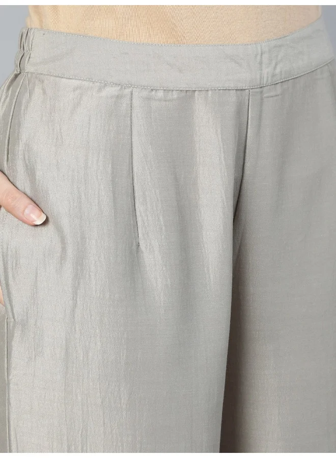 AKS AKS Floral Embroidered Thread Work Sleeveless Kurta With Palazzos