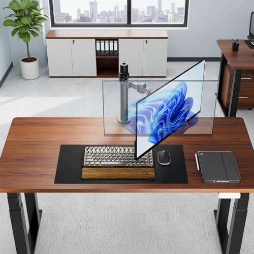 RISSACHI Monitor Stand for Desk, Height Adjustable Monitor Arm Mount with Full Motion Swivel Tilt, Ergonomic TV Stand for 17–30 Inch Screens, Supports Up to 10 kg - Image 5
