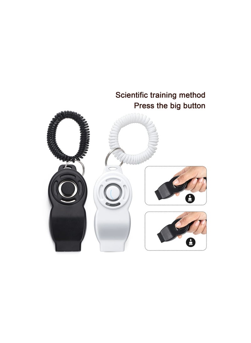 Dog Training Whistle with Wrist Strap & Clicker - Lightweight, Distinct Sound for Dogs, Cats, Birds, Horses - Ideal for Behavioral & Reward Training (2-Pack)  - Image 2