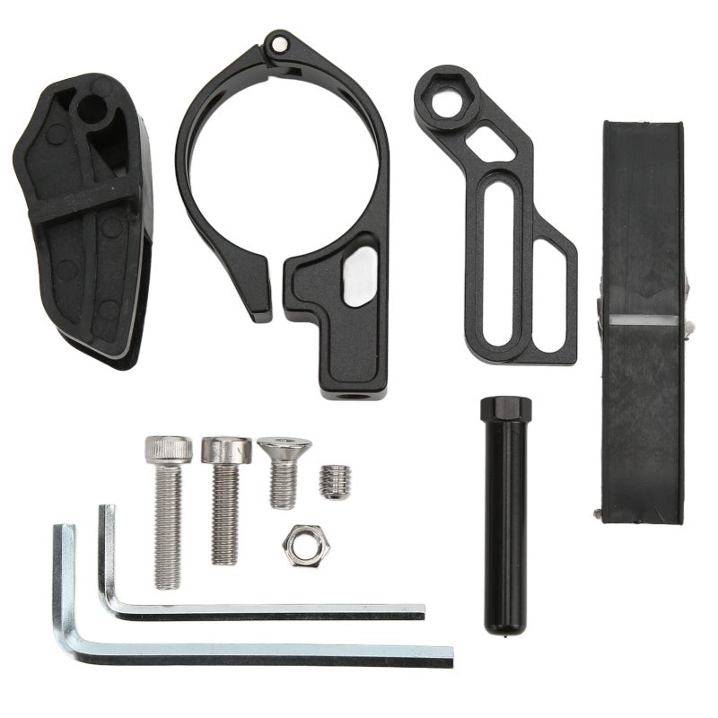 Lebycle Universial Mountain Bike Chain Guide Protector Aluminium Alloy Bike Chain DeflectorsBlack - Image 1