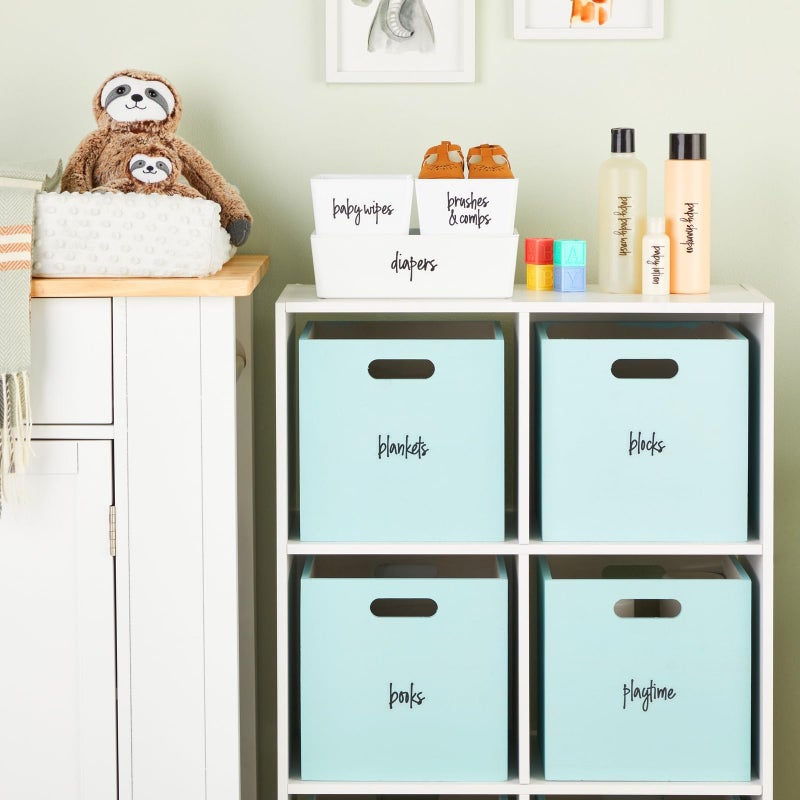 Talented Kitchen Baby Drawer Labels - Vinyl Nursery Storage Labels - Versatile Nursery Storage Organizer - Easy Peel & Stick Baby Organizer Stickers - X-Large, Glossy Vinyl - Image 2