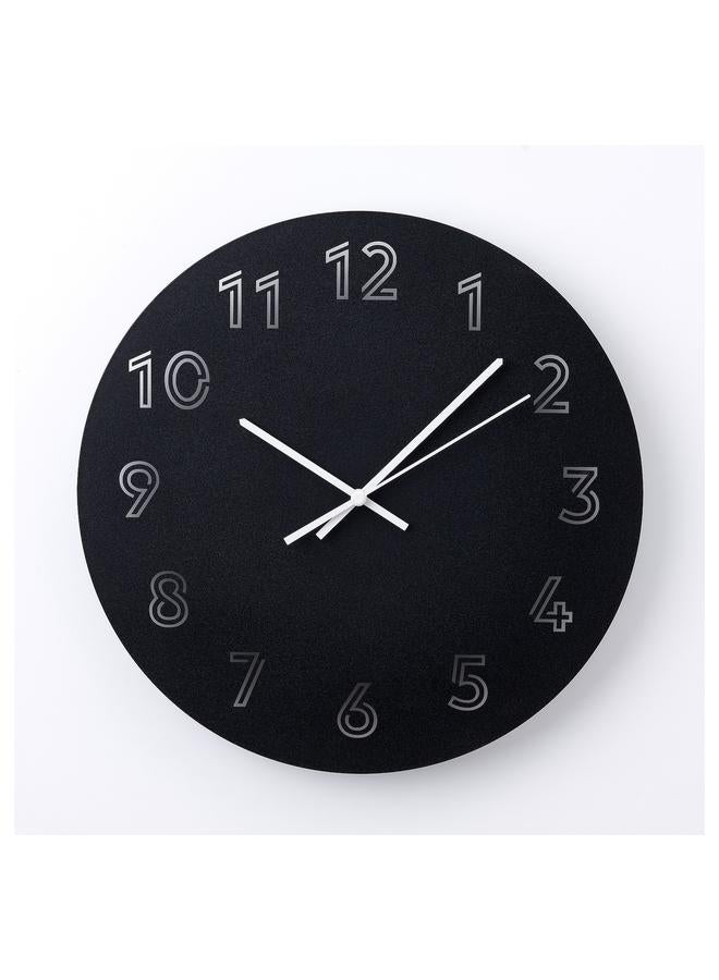 Zaboon Wall Clock, Black, 30 Cm - Image 1