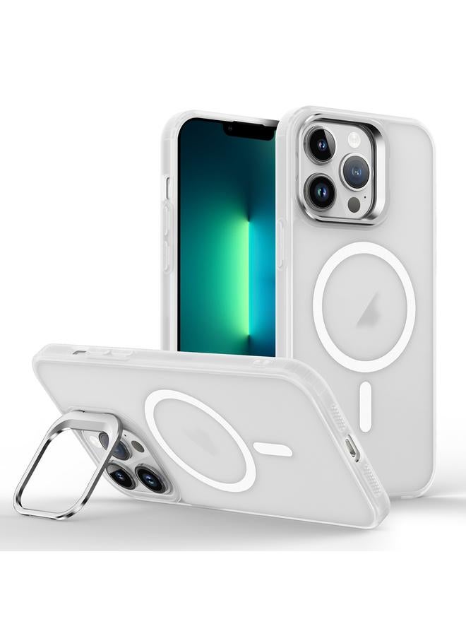 زبون جراب لهاتف iPhone 13 Pro مع حامل عدسات من الجلد من Magsafe - Image 1