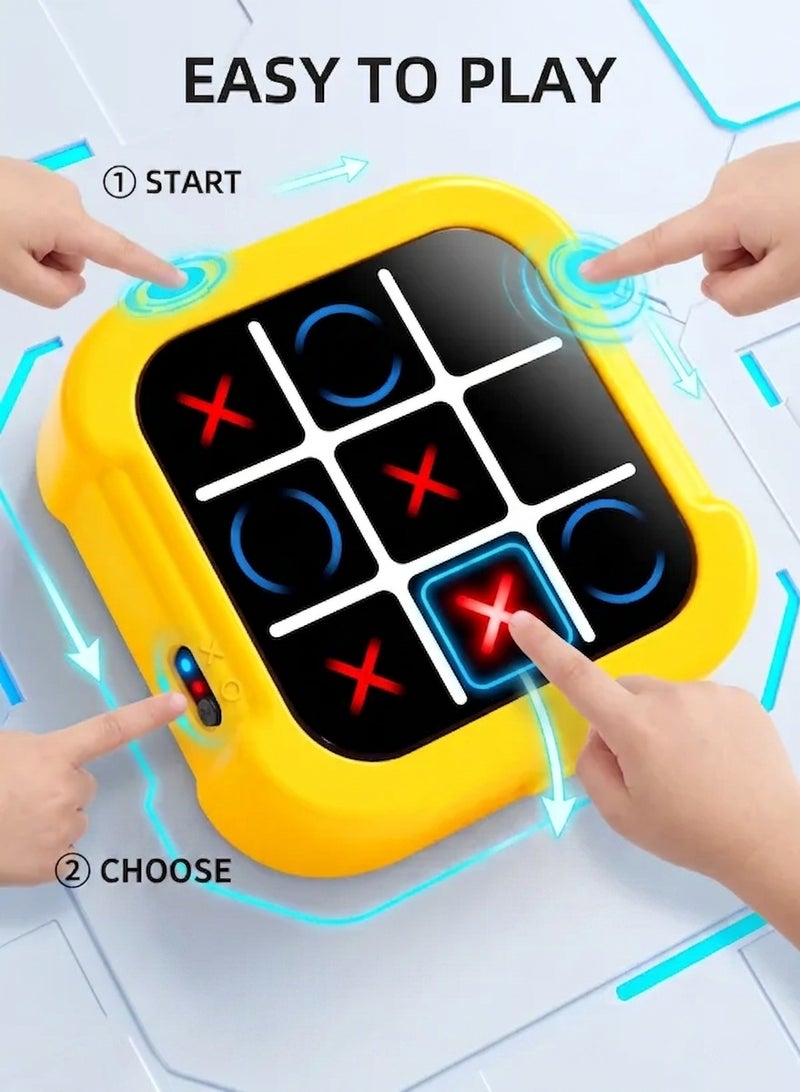 حياة الكثبان وحدة ألعاب إلكترونية ذكية للعبة "إكس-أو" (Tic-Tac-Toe) – لعبة ألغاز منطقية تفاعلية للأطفال، وجهاز تعليمي محمول للعب على الطاولة. - Image 2