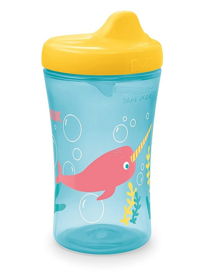 NUK Hide 'n Seek Hard Spout Cup, 10 Ounce, Whales & Tigers, Pink - Image 3