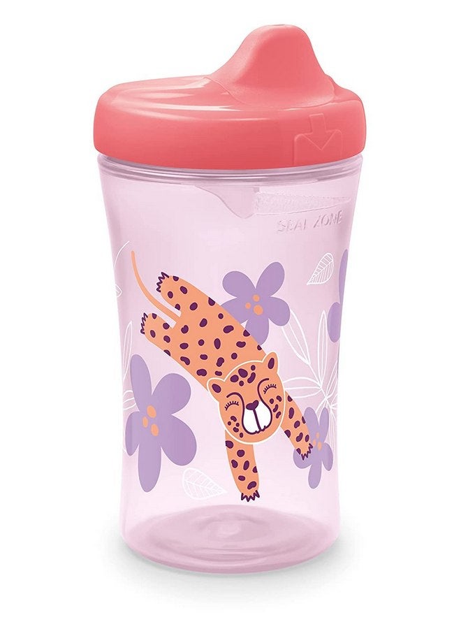 NUK Hide 'n Seek Hard Spout Cup, 10 Ounce, Whales & Tigers, Pink - Image 2