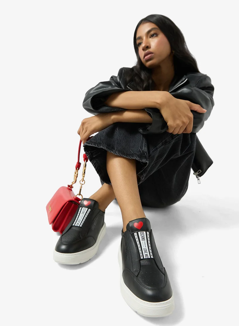 Love Moschino  Logo Low Top Sneakers for Women | Best Price UAE