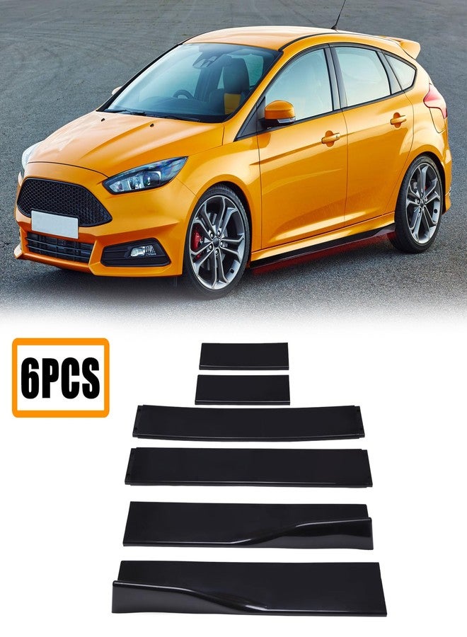 DREAMOTOR 2PCS Universal Car Side Skirts, 78.7" Side Skirts Extension Splitter Lip, Car Rocker Panels Side Skirt Body Kit, Compatible with Honda Accord Civic Toyota Nissan Altima Subaru VW Jetta BMW - Image 4