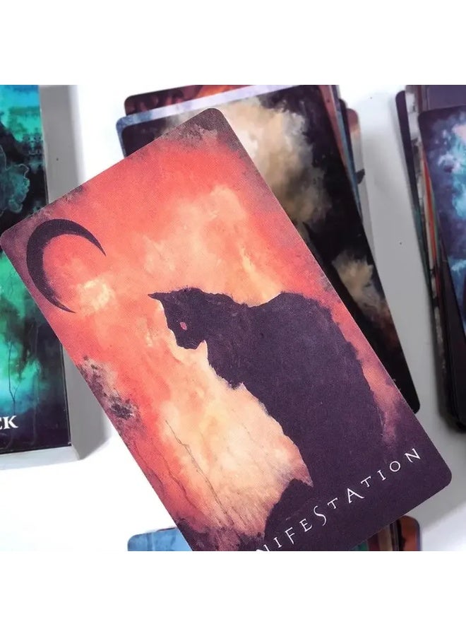 NIBEMINENT 1 deck of Tarot cards, spiritual shadow, Oracle cards, unknown spirit cards, mysterious divination game, family gathering board game - Image 4