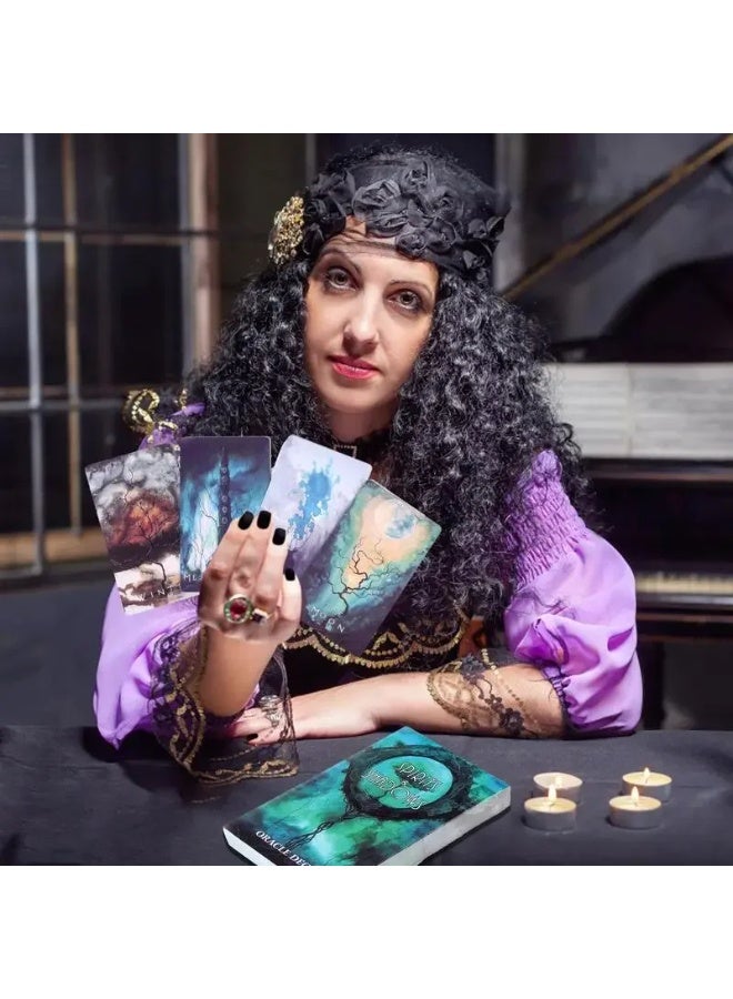 NIBEMINENT 1 deck of Tarot cards, spiritual shadow, Oracle cards, unknown spirit cards, mysterious divination game, family gathering board game - Image 5