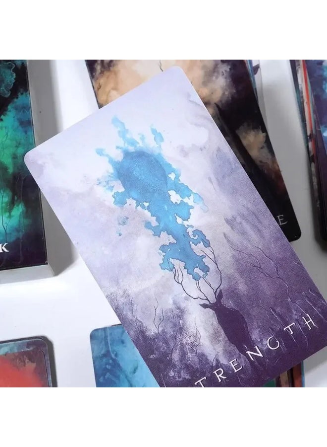 NIBEMINENT 1 deck of Tarot cards, spiritual shadow, Oracle cards, unknown spirit cards, mysterious divination game, family gathering board game - Image 3