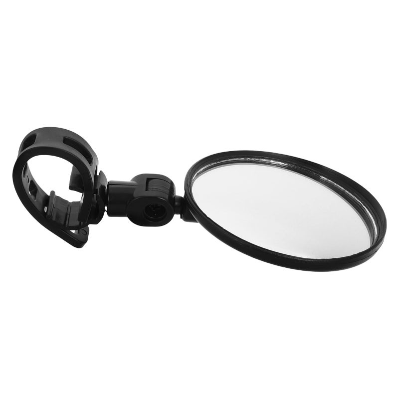 8cm Convex Lens Bicycle Rearview Mirror Handlebar Mount for Electric Scooter Safety Cycling Accessories - Image 2