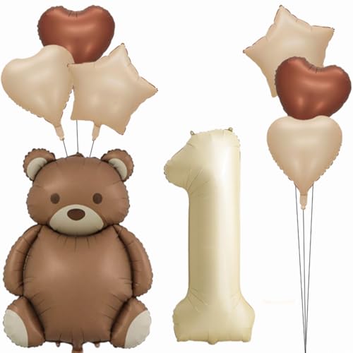 PRELITER بالونات دب inflatable دب بالون بني زينة عيد الميلاد لحفلة عيد الميلاد موضوع مزرعة الغابة - Image 1