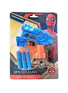 SPIDERMAN Pocket Money Spiderman Foam Blaster - Web Shots Spiderbolt Blaster with 3 Nerf Darts, Inspired by Spider-Man: Far From Home, Safe Indoor and Outdoor Toy for Boys 