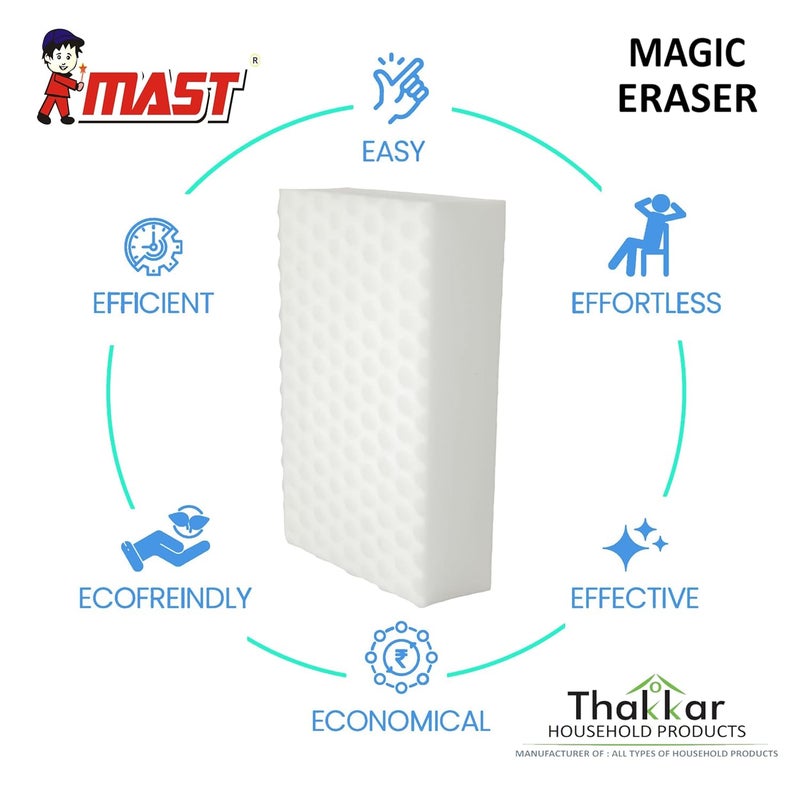 مزيل بقع ملامين ماست ممحاة سحرية عبوة من 3 أدوات تنظيف ممحاة سحرية للأحذية ممحاة سحرية للكمبيوتر المحمول أبيض قياسي - Image 5