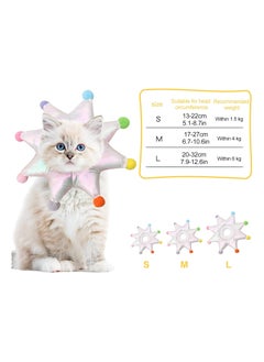A.M Soft Cat Recovery Cone Collar, Cat Elizabethan Collar Soft Waterproof, Pet Donut Collar for Cat and Puppy. Christmas Tree Style  - Image 2