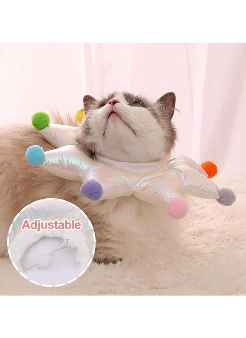 A.M - Soft Cat Recovery Cone Collar, Cat Elizabethan Collar Soft Waterproof, Pet Donut Collar for Cat and Puppy. Christmas Tree Style - Image 1