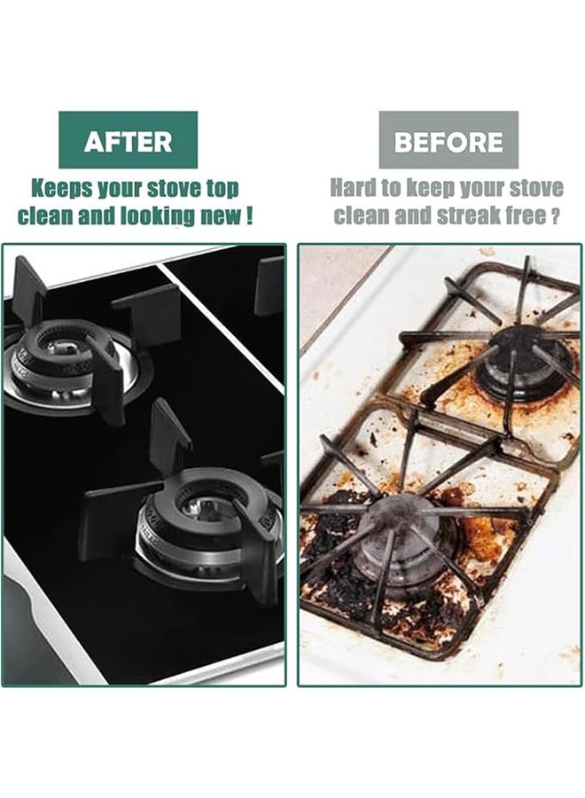 TodyJeyHo 3 Pcs Stove Guard for Gas Stoves,Stove Top Covers for Gas Burners,Stove Protector for Gas Range,Heat-Resistant Gas Range Protectors,Reusable Gas Stove Top Covers,Easy-Clean,Non-Stick & Washable - Image 2