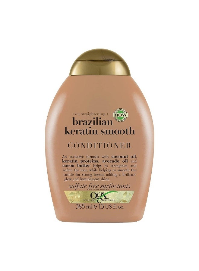 OGX Ever Straightening + Brazilian Keratin Smooth Conditioner 385 ml