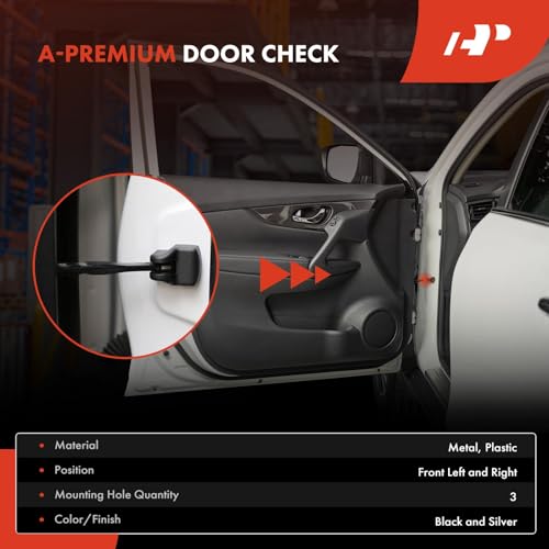 A-Premium APremium 2PCS Front Left and Right Door Check Strap Stopper Compatible with Toyota RAV4 20062014 - Image 3