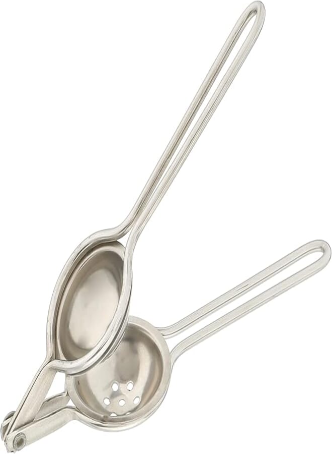 Spaceshoop Stainless steel lemon juicer - silver
