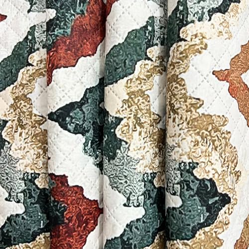 AMAZE ATTIRES Velvet Printed Sofa Seat Cover For 5 Seater With Heavy Antiskid Backing&Easily Machine Washable Sofa Seat Runner For Couch (22 Inches X 22 Inches - 2 Piece,22 X 68 Inch-1 Pc) Aaqsr005 - Image 5
