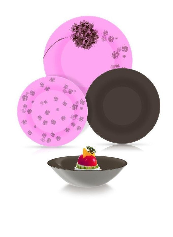 Luminarc Luminarc dinner set 24 pieces Luminarc SCOTTISH STELLA PINK 