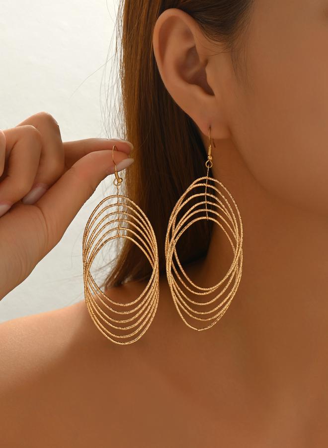 Take Two Women's Metal Dangle Earrings - Image 1