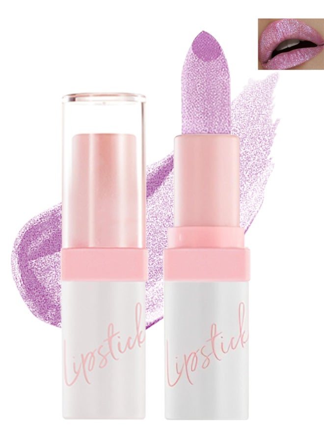 LYSdefeu Pink Glitter Matte LipstickLong Lasting Waterproof Shine Lip GlossDiamond Metallic Sparkling High Pigment Lip stain Tint FullCoverage Lip Balm Lip MakeupChristmas Gift for Women Girl01 - Image 2