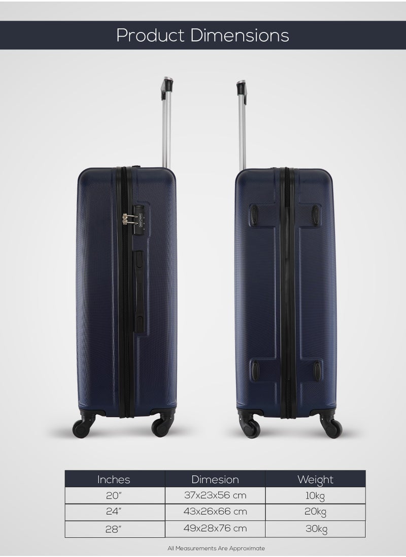 PARAJOHN PARAJOHN Single Size, 24" Checked-in luggage trolley-NAVY  - Image 5