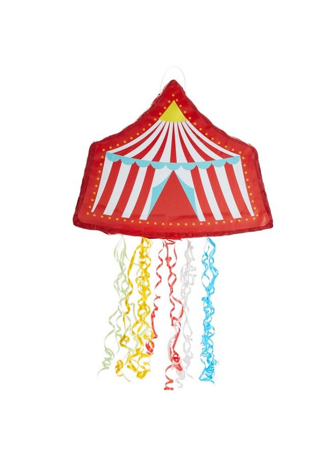 Blue Panda Pull String Colorful Circus Carnival Pinata For Circus Theme Party Decorations Birthday Parties School Events Fundraisers Summer Vacations (Small 16.5X13X3 In) - Image 4