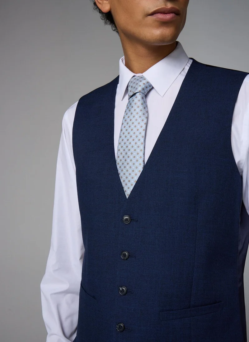 Matalan Taylor & Wright Blue Waistcoat