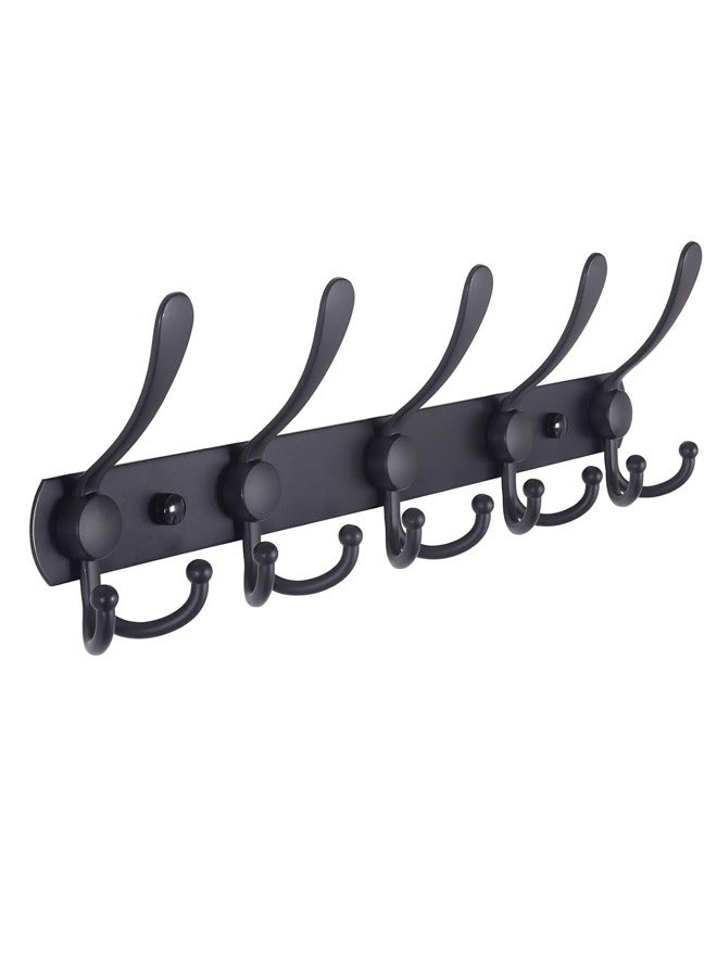 1 Pack Coat Rack Wall Mount, Coat Hooks Wall Mount, Wall Hooks for Hanging, Hat Rack for Wall, Coat Hanger Wall Mount, Towel Hooks for Bathrooms  - Image 1