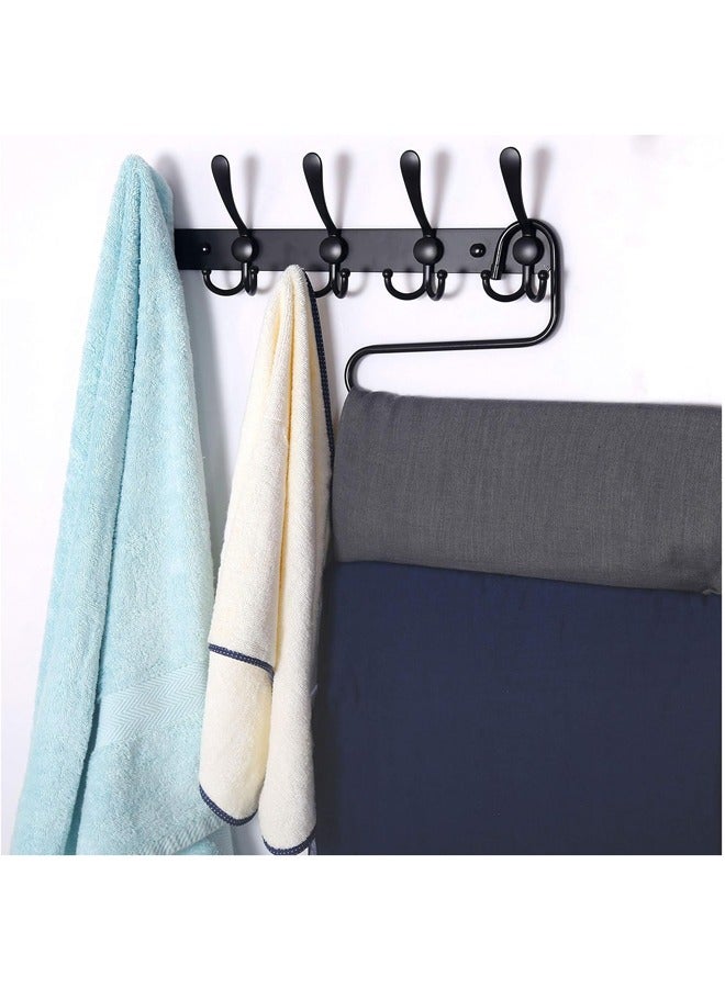 1 Pack Coat Rack Wall Mount, Coat Hooks Wall Mount, Wall Hooks for Hanging, Hat Rack for Wall, Coat Hanger Wall Mount, Towel Hooks for Bathrooms  - Image 3