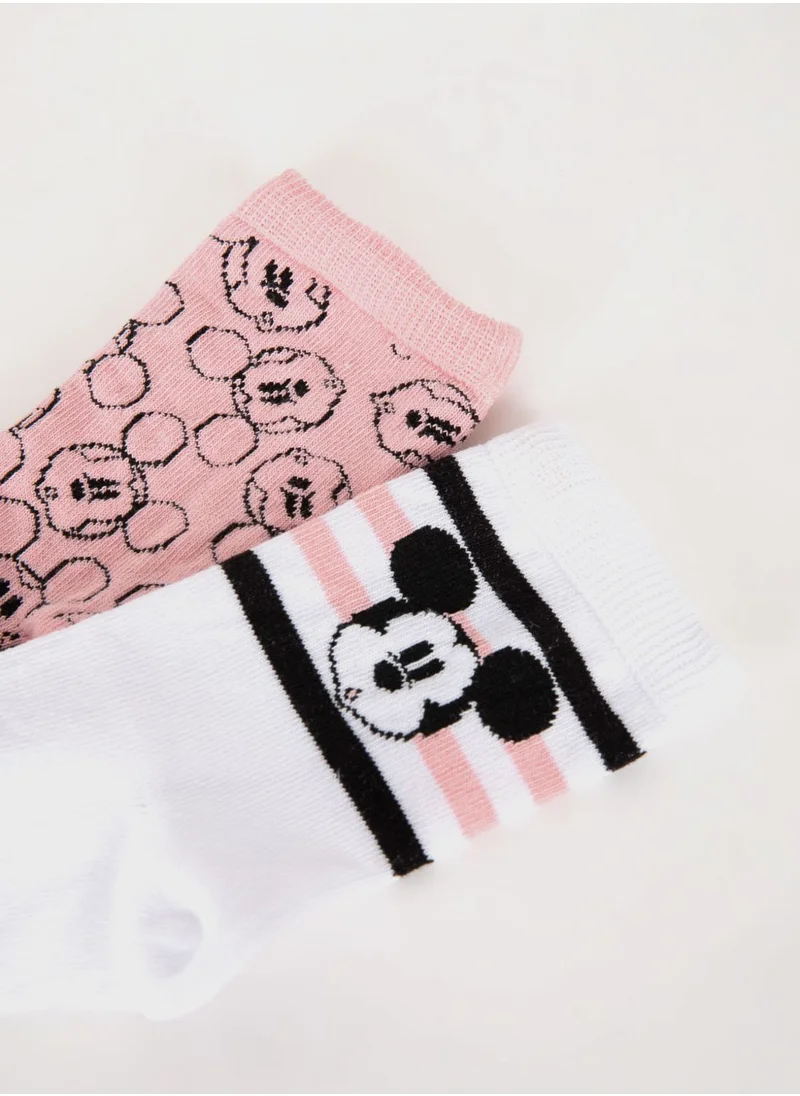 DeFacto Girl Disney Mickey & Minnie 2 Piece Cotton Long So