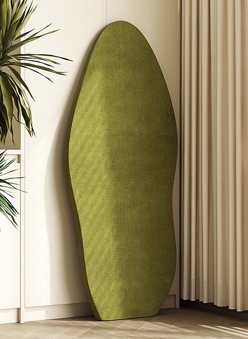 Merry Moments Nelly Velvet Full Length Mirror Leaning Against Wall Large Irregular Bedroom Mirror Floor Mirror Dressing Mirror Wall Mounted Mirror Green Colour Size 60x160cm Type C - Image 4