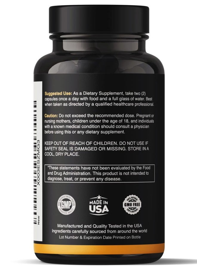 Natgrown - Ashwagandha Maca Root Fenugreek Extract Capsules Supplement for Men & Women - Vegan Pills - (120 Count) - Image 1
