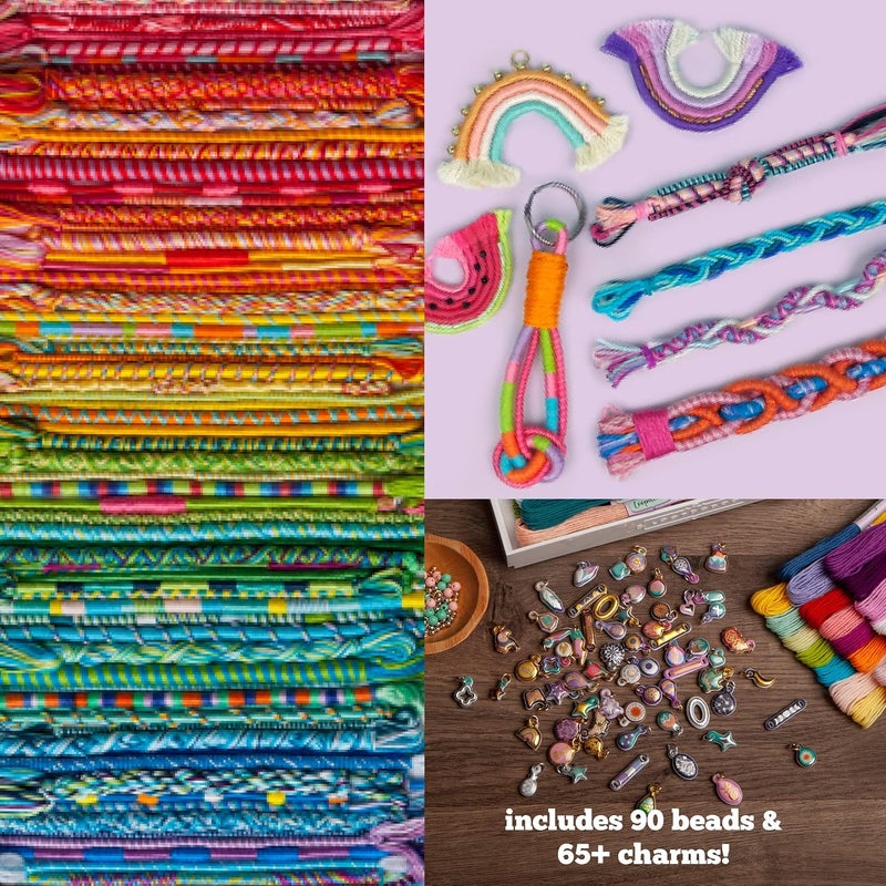Loopdedoo Deluxe DIY Friendship Bracelet Maker Kit - Make Bracelets in Minutes for Birthdays and Friendship Gifts - Award Winning Crafts Kit for Kids Aged 8+ - Image 2
