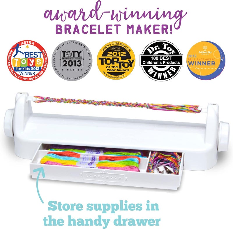 Loopdedoo Deluxe DIY Friendship Bracelet Maker Kit - Make Bracelets in Minutes for Birthdays and Friendship Gifts - Award Winning Crafts Kit for Kids Aged 8+ - Image 5
