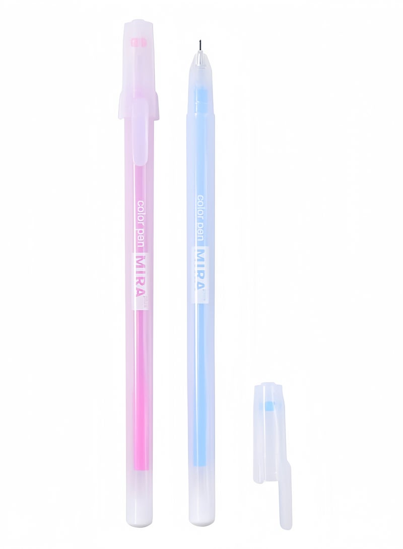 مجموعة أقلام جل ملونة مكونة من 12 قطعة، قلم حبر جاف بلون الحلوى 0.5 مم للمذكرات، مستلزمات مدرسية لطيفة، أدوات مكتبية، ملحقات مكتبية - view 4