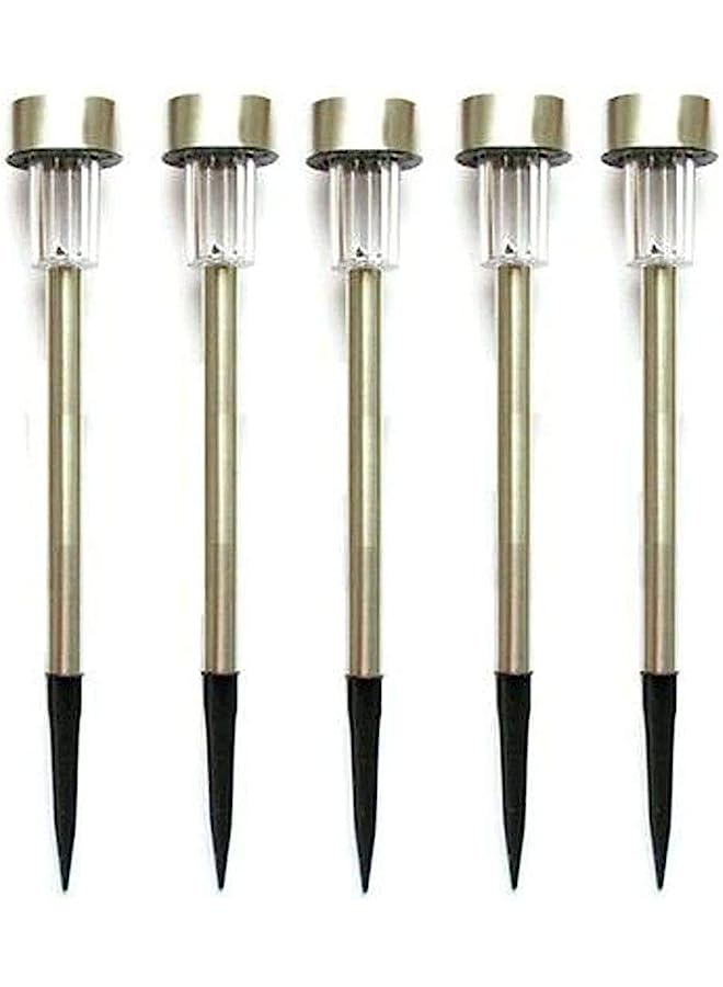 erorex Outdoor Waterproof LED Solar Garden Lights Landscape Stake Lamps - 5 Pieces - Image 1