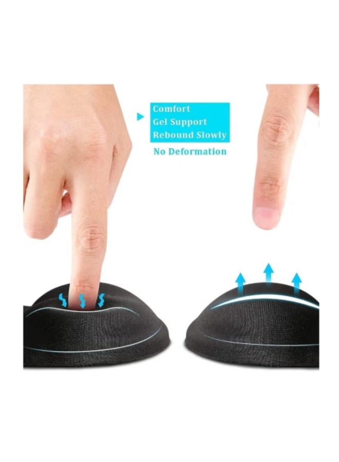 Terabyte Mouse Pad with Gel Wrist Rest Support, Comfortable Mouse Pad for Computer, Laptop, Home, Office & Travel - Image 2