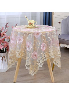 EBMINI New Square Countryside Fabric Lace Home Tablecloth 