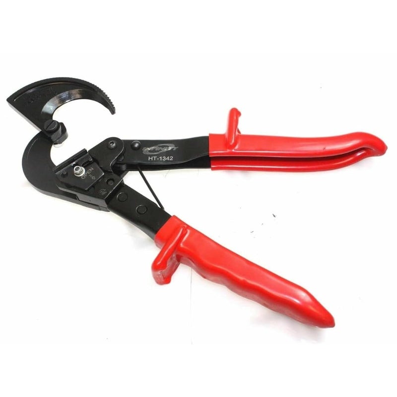 Jawsons Heavy Duty Ratchet Cable Cutter OneHanded Precision Forged Blades 32mm Max Cutting Range Copper Aluminum Wire Cutter Compact Ergonomic Design - Image 1