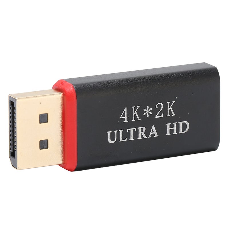 4K DP Male to HD Multimedia Interface 1.4V Female Adapter Gold Plated Converter Black - Image 3