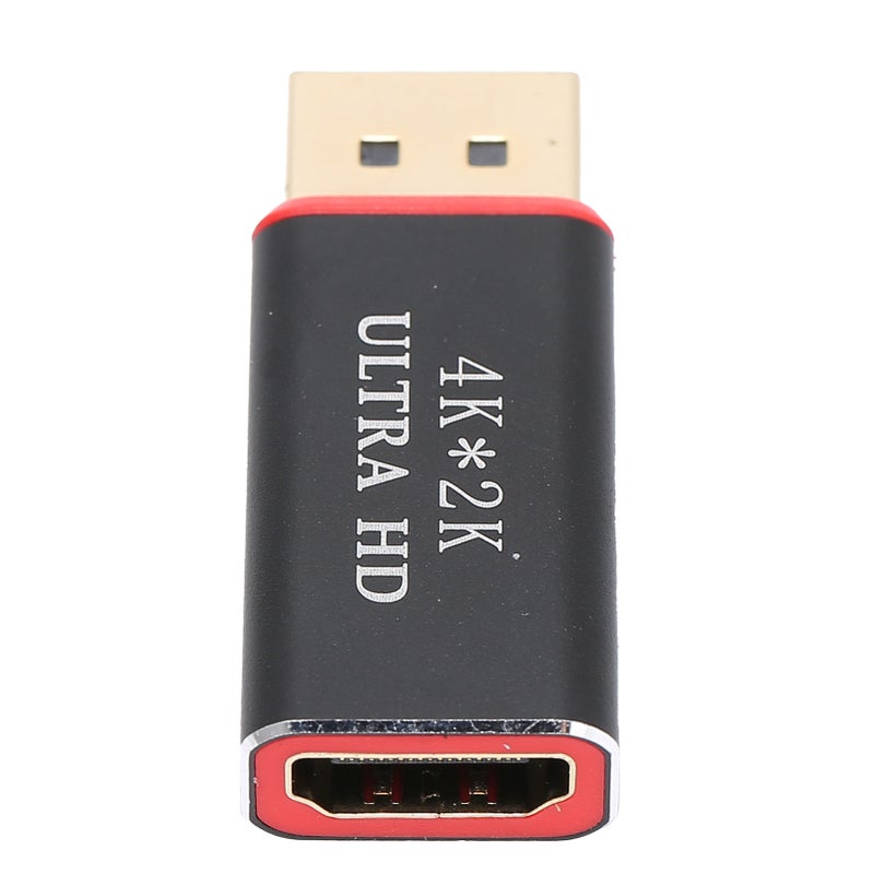 4K DP Male to HD Multimedia Interface 1.4V Female Adapter Gold Plated Converter Black - Image 4
