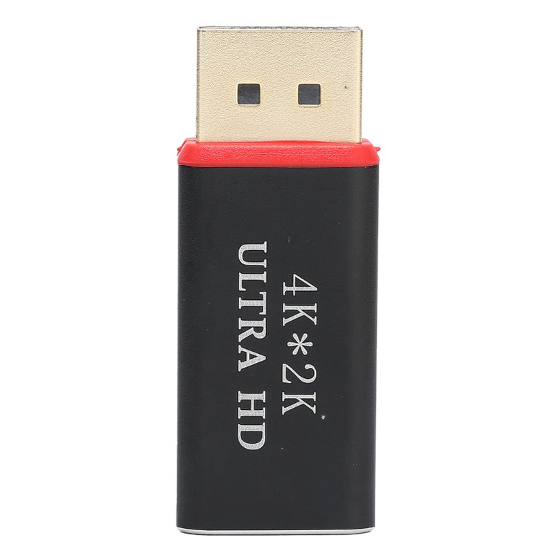 4K DP Male to HD Multimedia Interface 1.4V Female Adapter Gold Plated Converter Black - Image 1